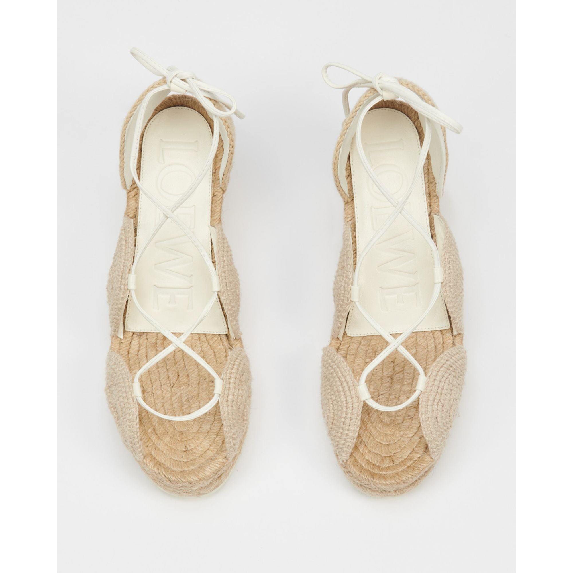 Women Sole Wedge Espadrille - Oat Milk