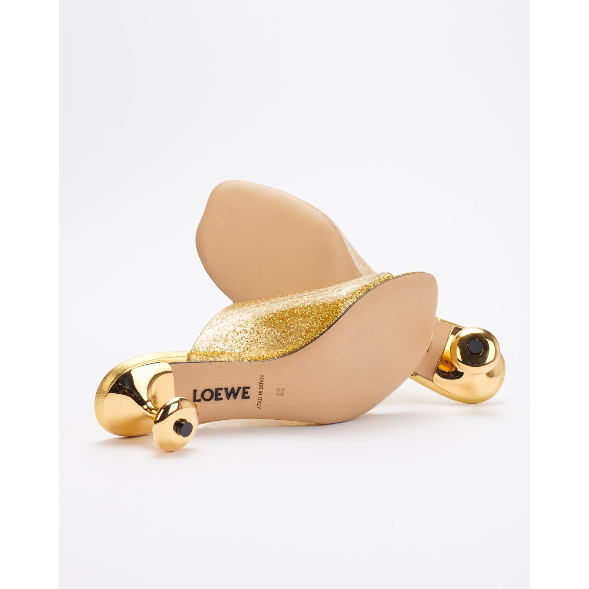 Women Toy Slide 45 - Transparent/Gold