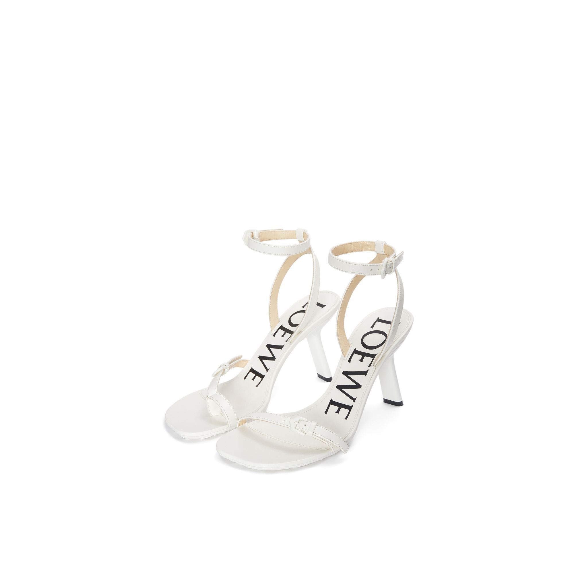 Women Petal Stiletto Sandal 90 - White