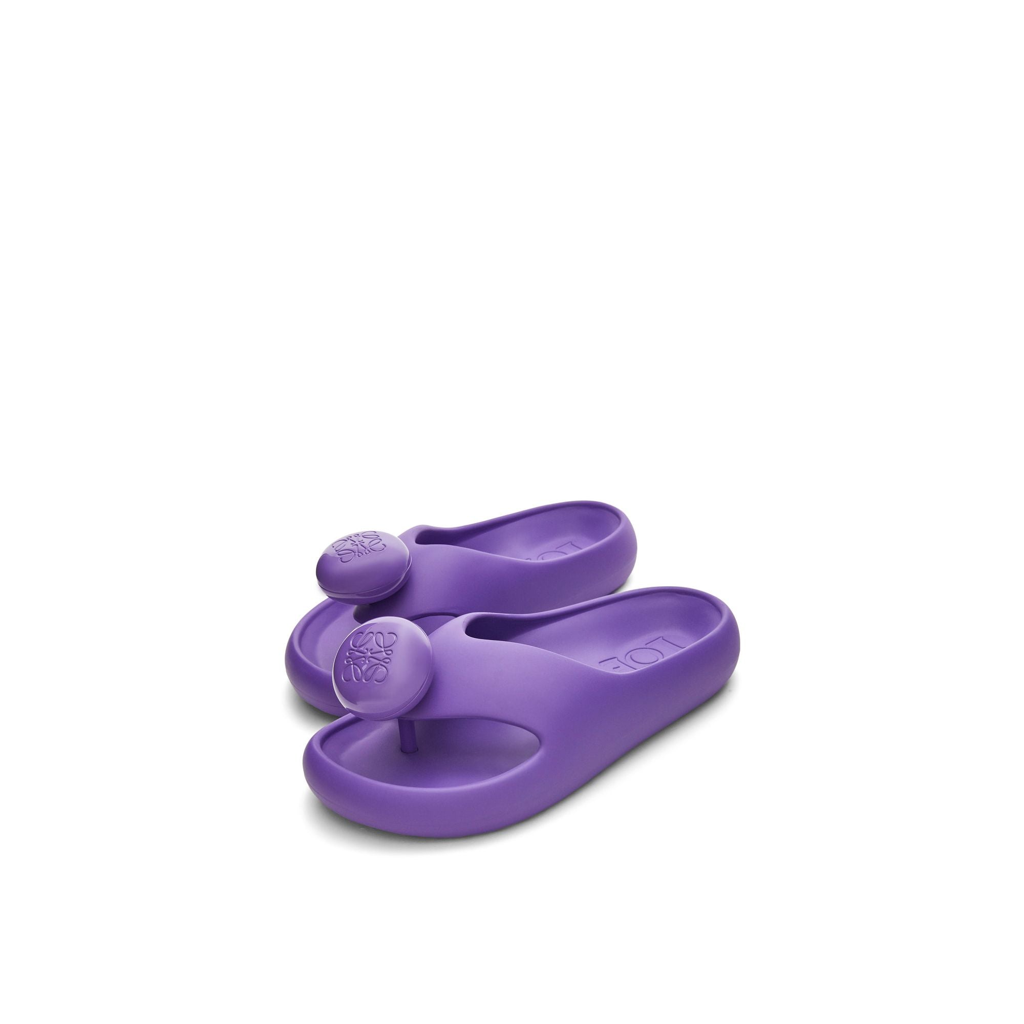 Women Foam Pebble Toe Post - Purple