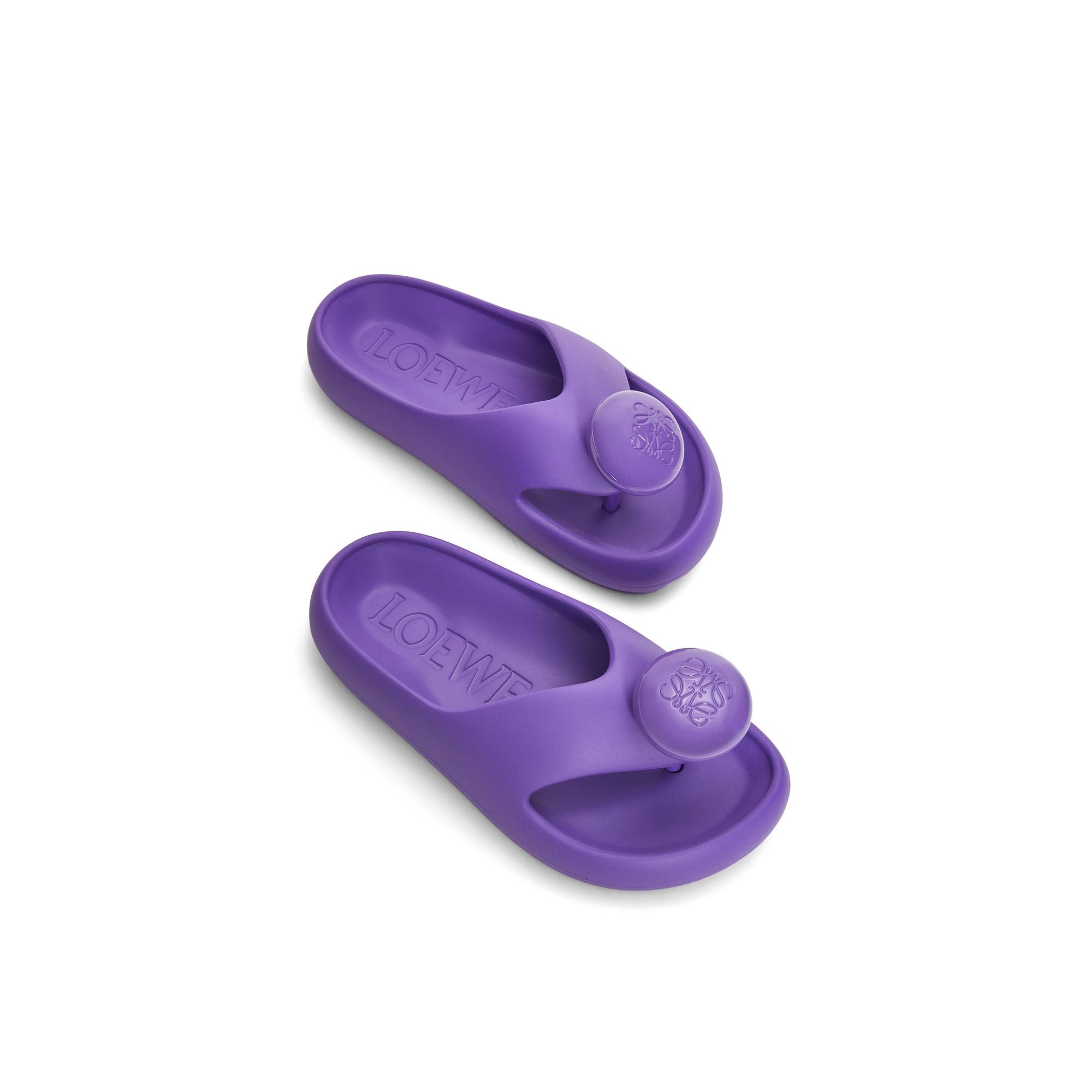 Women Foam Pebble Toe Post - Purple