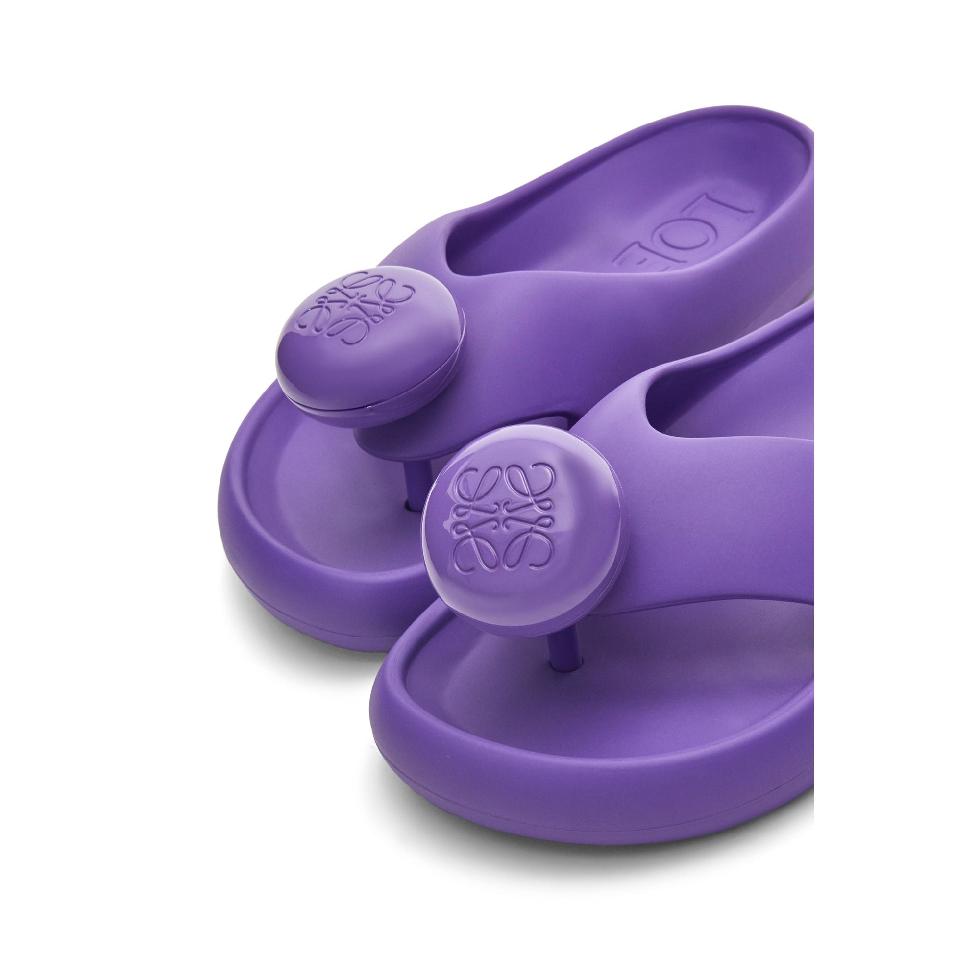 Women Foam Pebble Toe Post - Purple