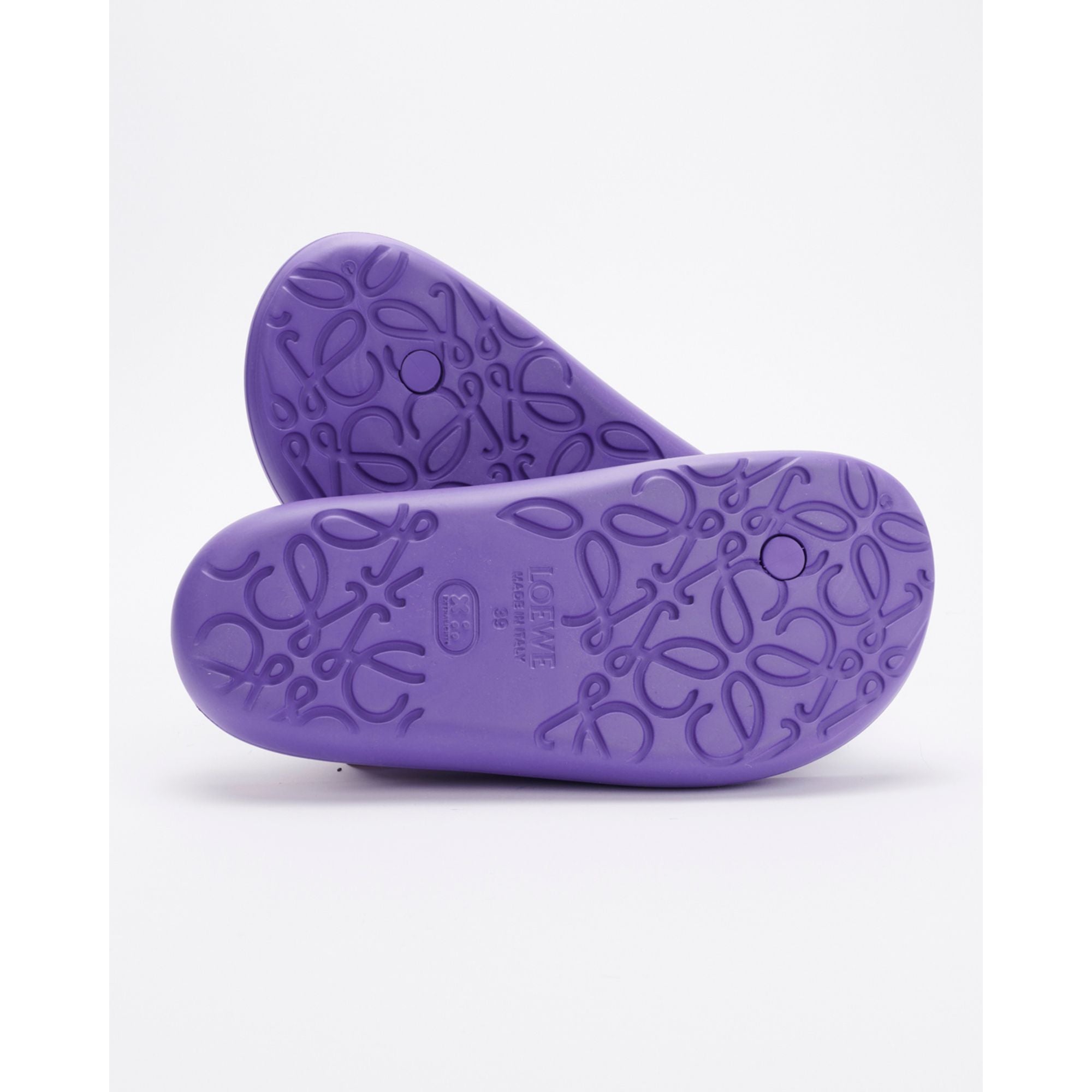 Women Foam Pebble Toe Post - Purple
