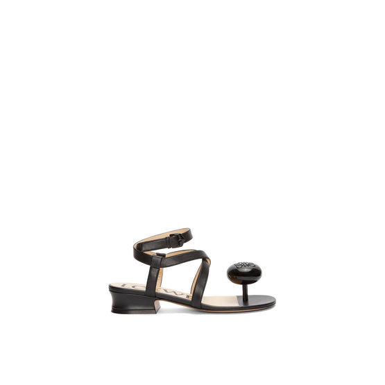 Women Calle Pebble Sandal 25 - Black