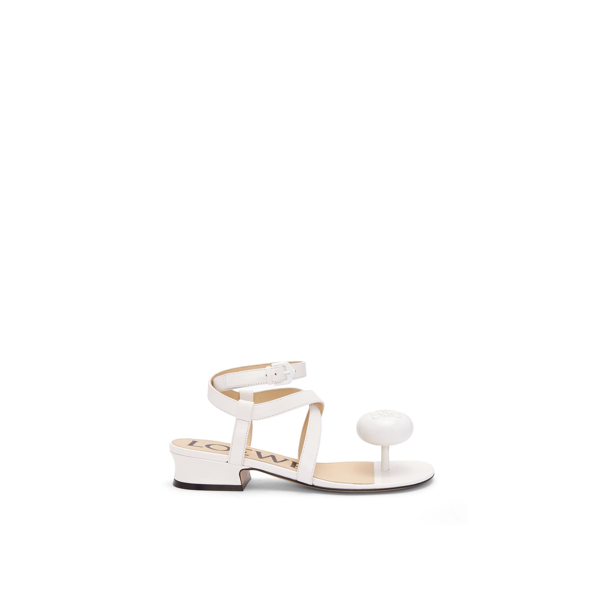 Women Calle Pebble Sandal 25 - Almost Optic