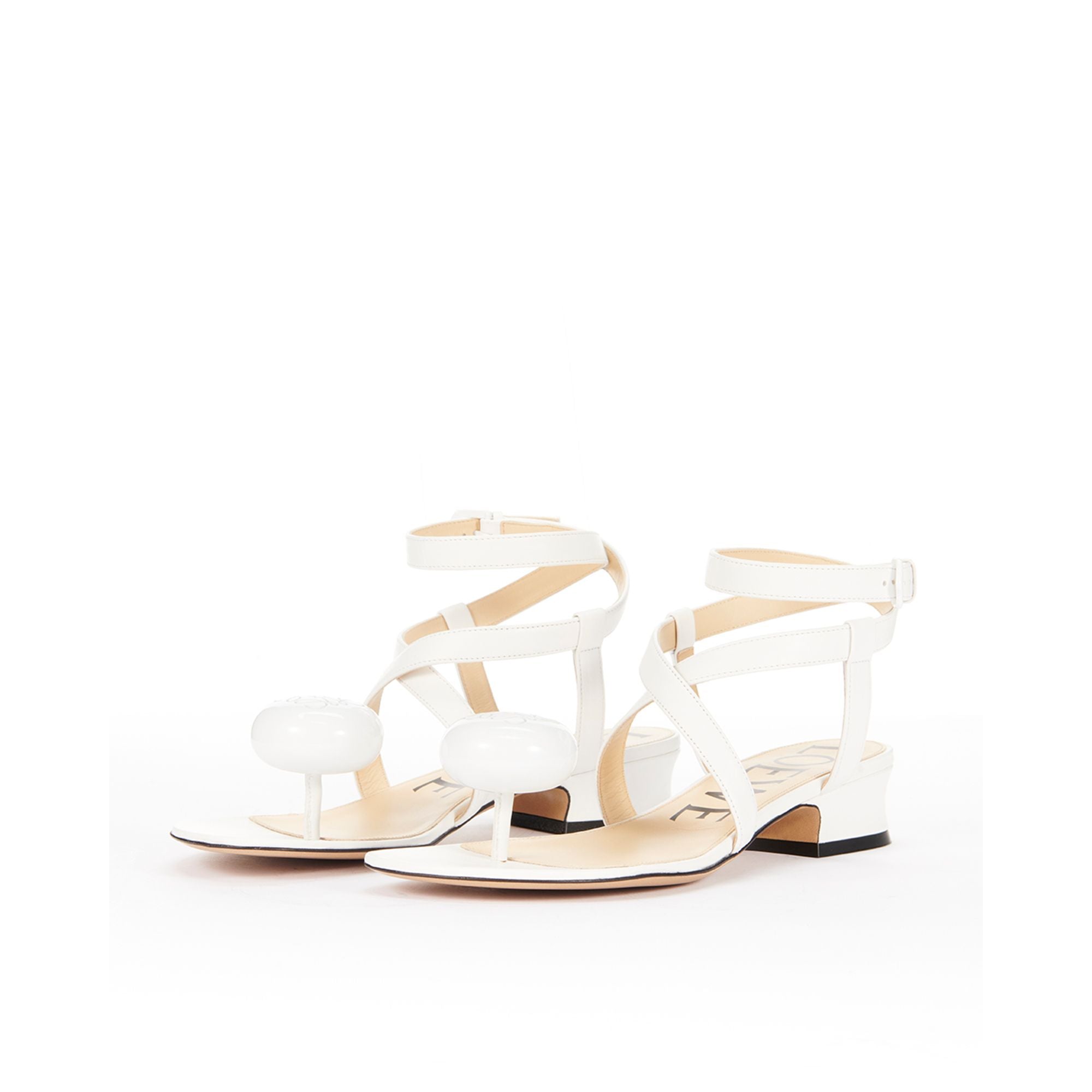 Women Calle Pebble Sandal 25 - Almost Optic