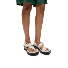 Women Ease Heel Sandal 90 - Canvas
