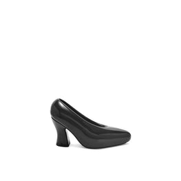 Women Comic Lacquered Foam Pump 90 - Shiny Black