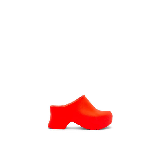 Women Foam Clog 90 Flock - Neon Orange