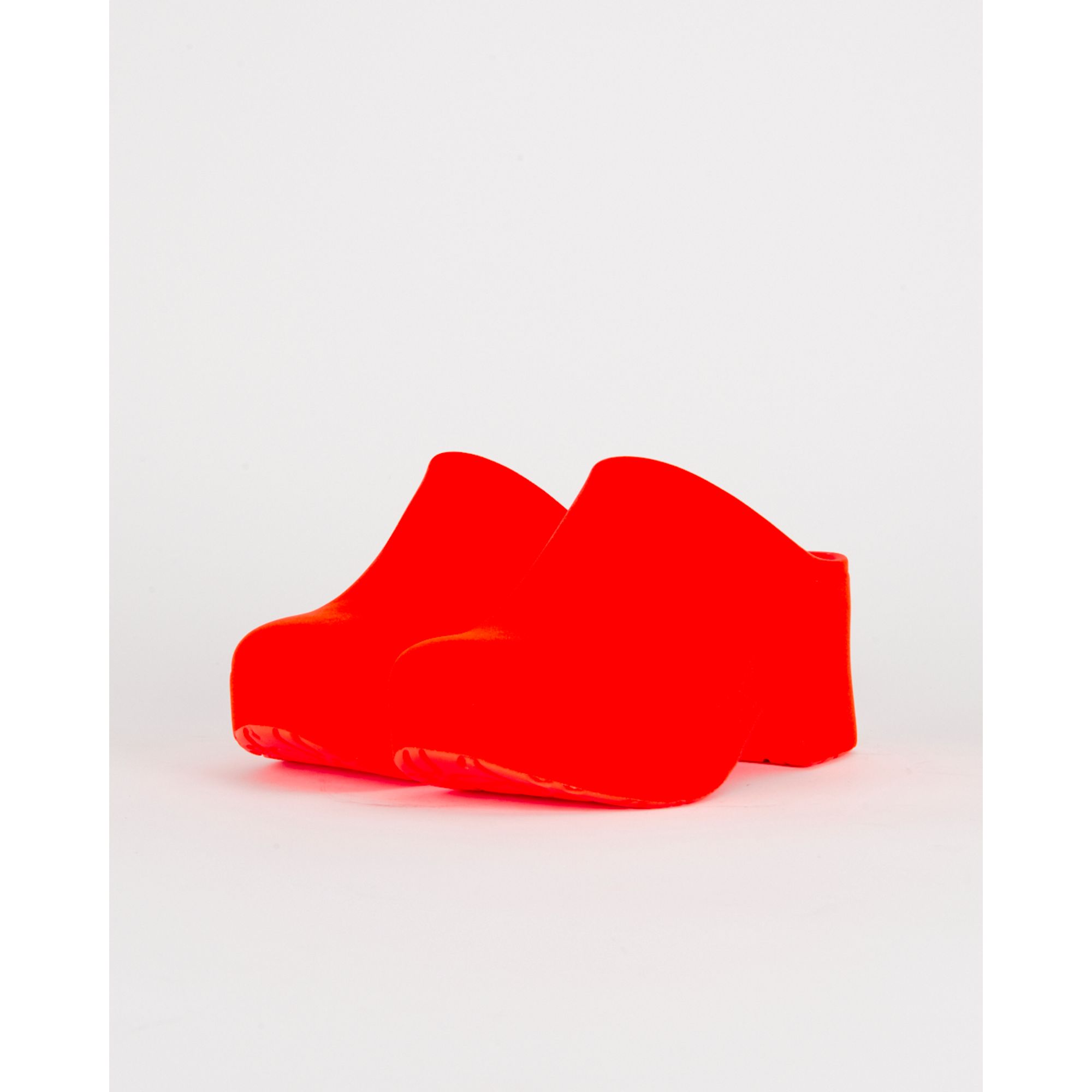 Women Foam Clog 90 Flock - Neon Orange