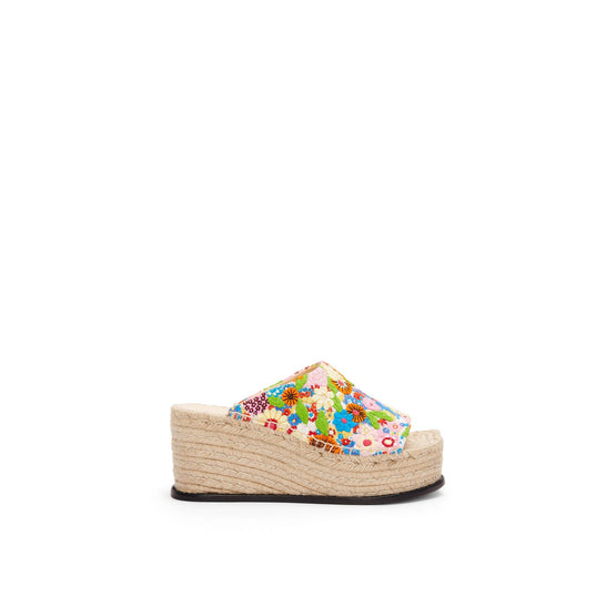 Women Petal Espadrille Slide 80 - Multicolor