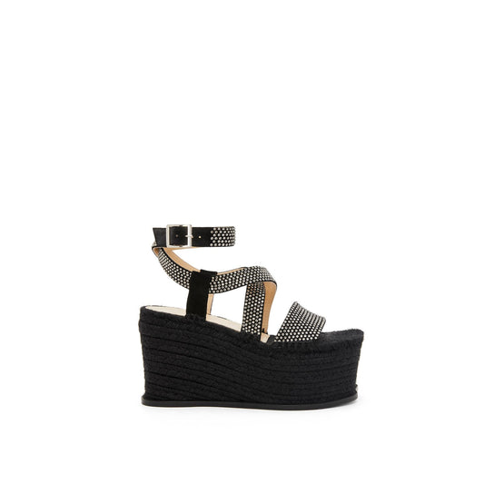 Women Petal Espadrille Platform 110 - Black