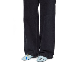 Women Toy Slipper Print Sf - Blue Iceberg