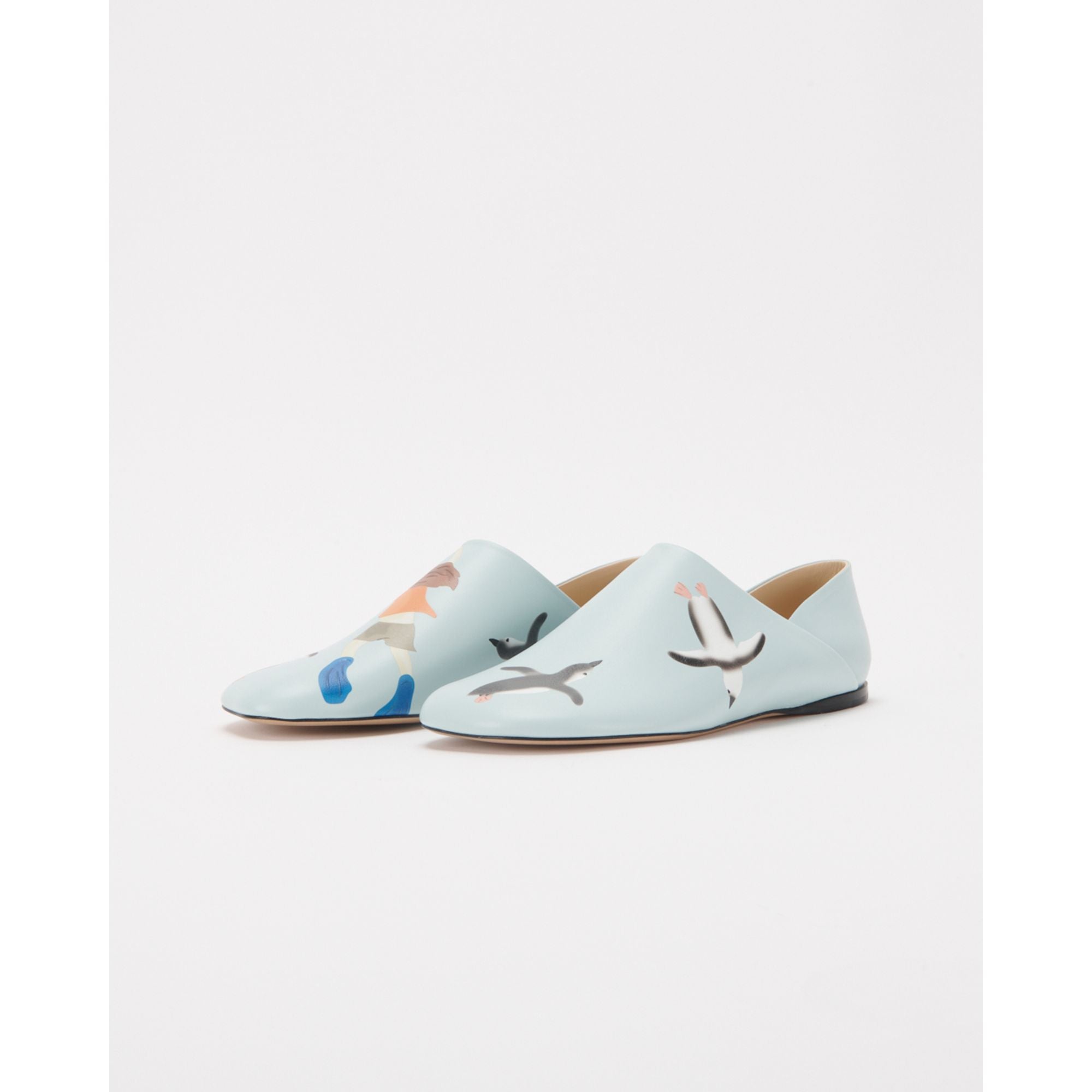 Women Toy Slipper Print Sf - Blue Iceberg