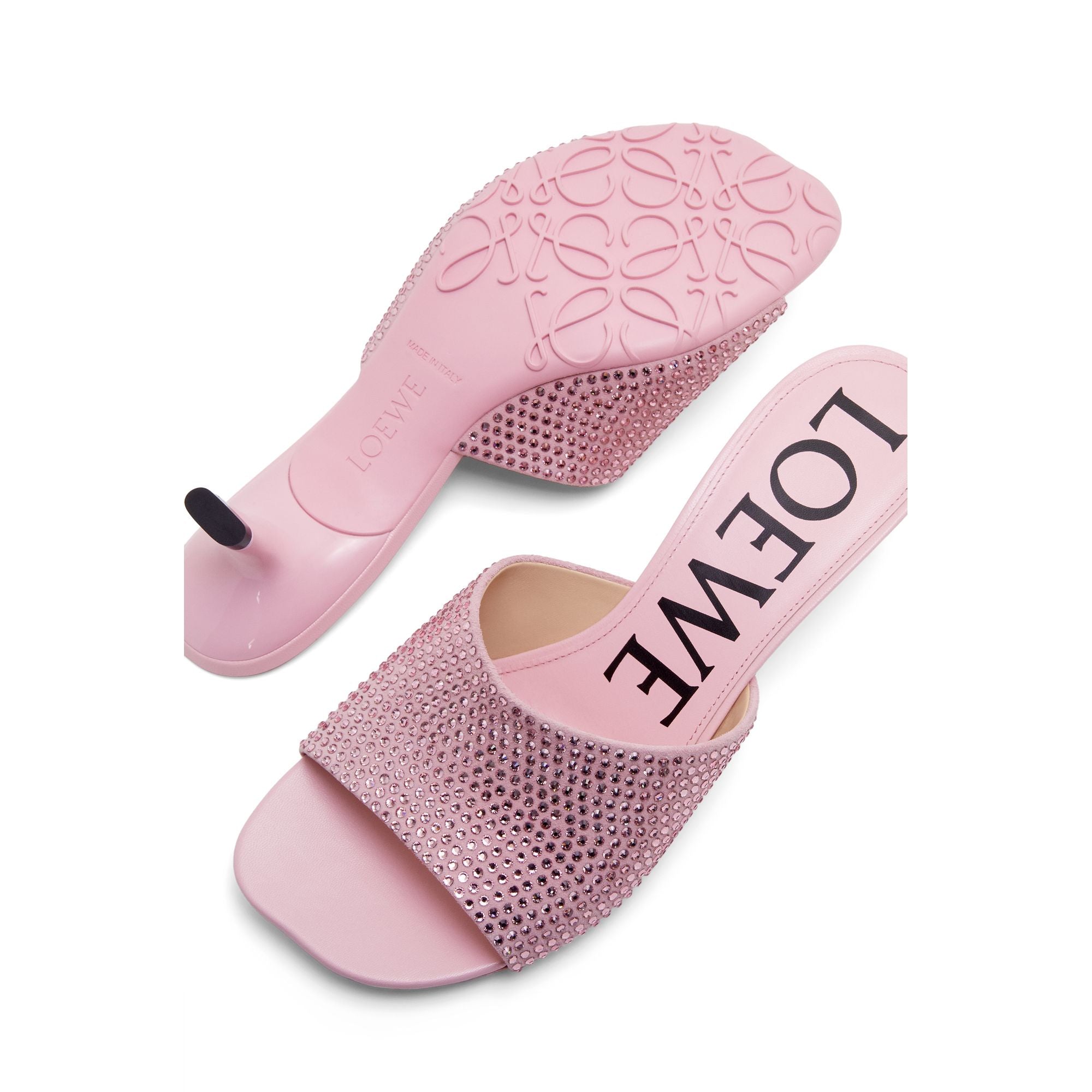 Women Petal Strassed Mule 45 - Bonbon