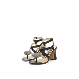 Women Calle Pebble Sandal 85 - Black