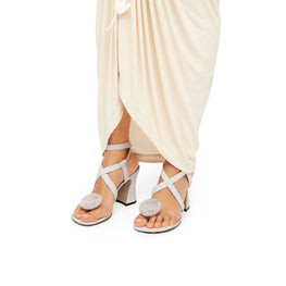 Women Calle Pebble Sandal 85 - Almost Optic