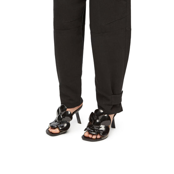 Women Petal Flower Sandal 90 - Black
