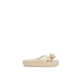Women Foam Pebble Toe Post Glossy - Light Powder