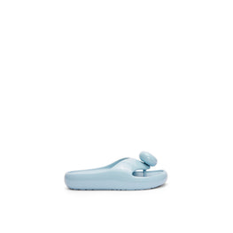 Women Foam Pebble Toe Post Glossy - Light Blue