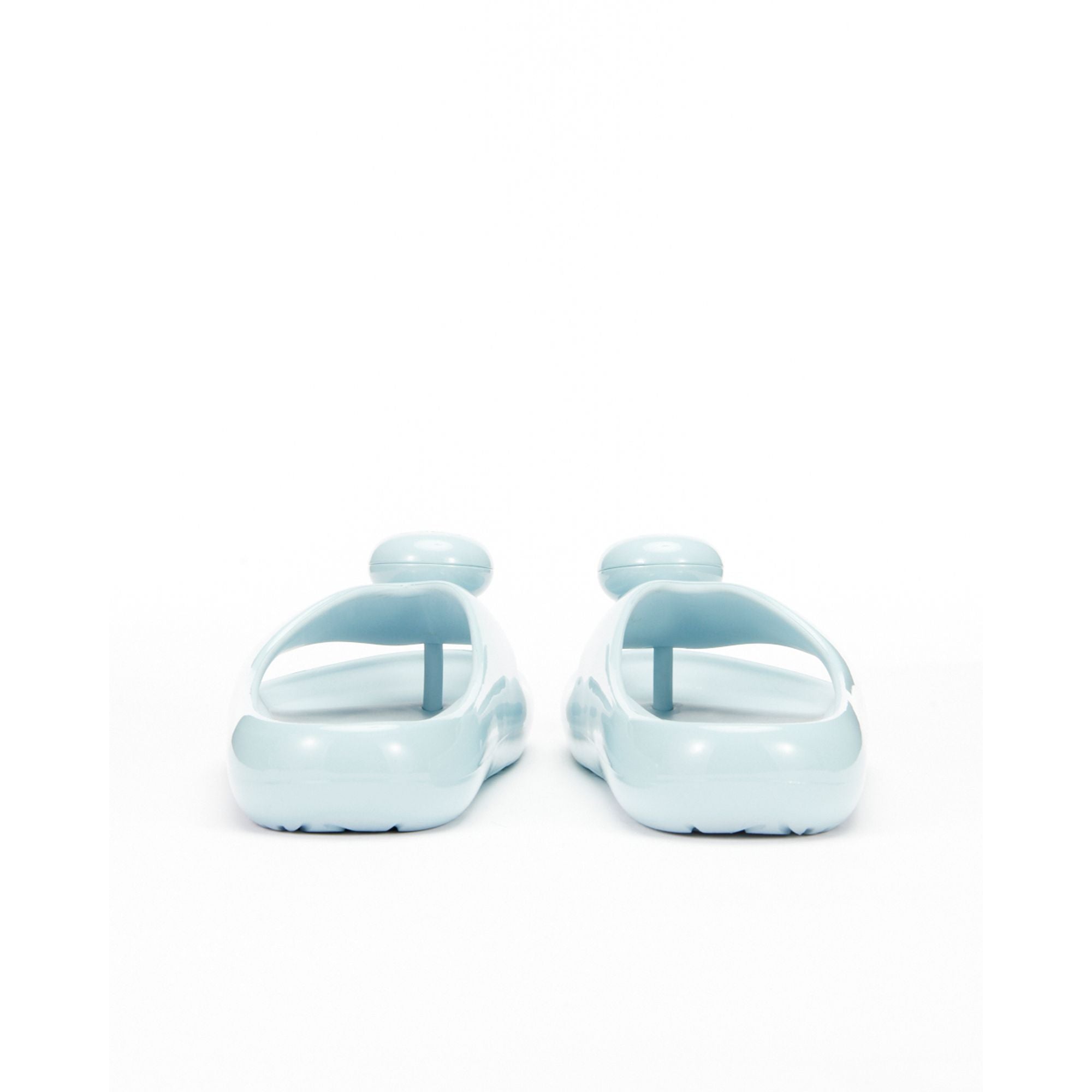 Women Foam Pebble Toe Post Glossy - Light Blue