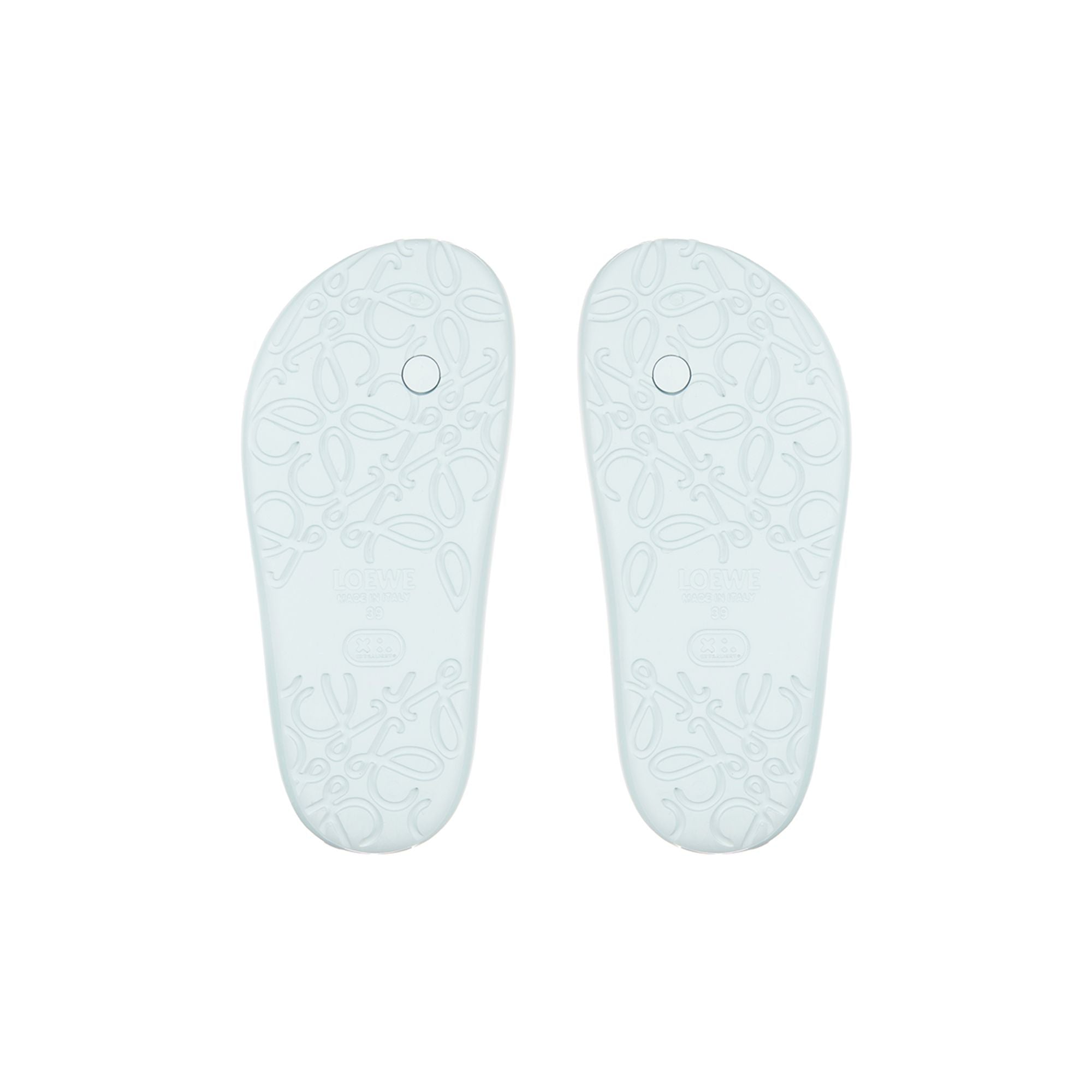 Women Foam Pebble Toe Post Glossy - Light Blue