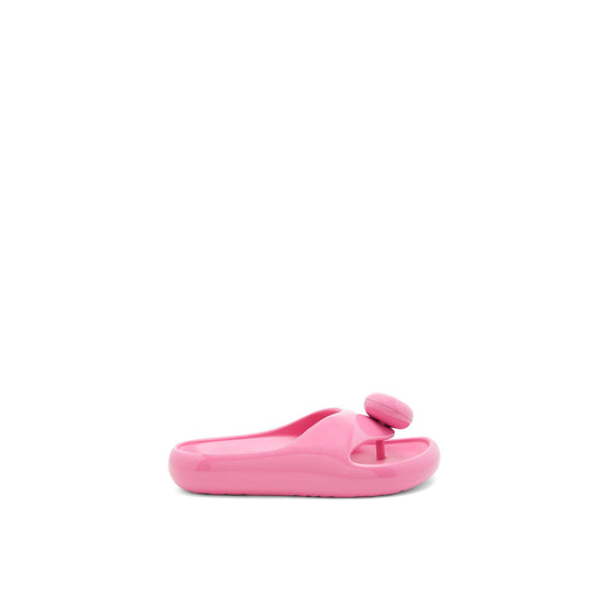 Women Foam Pebble Toe Post Glossy - Pink