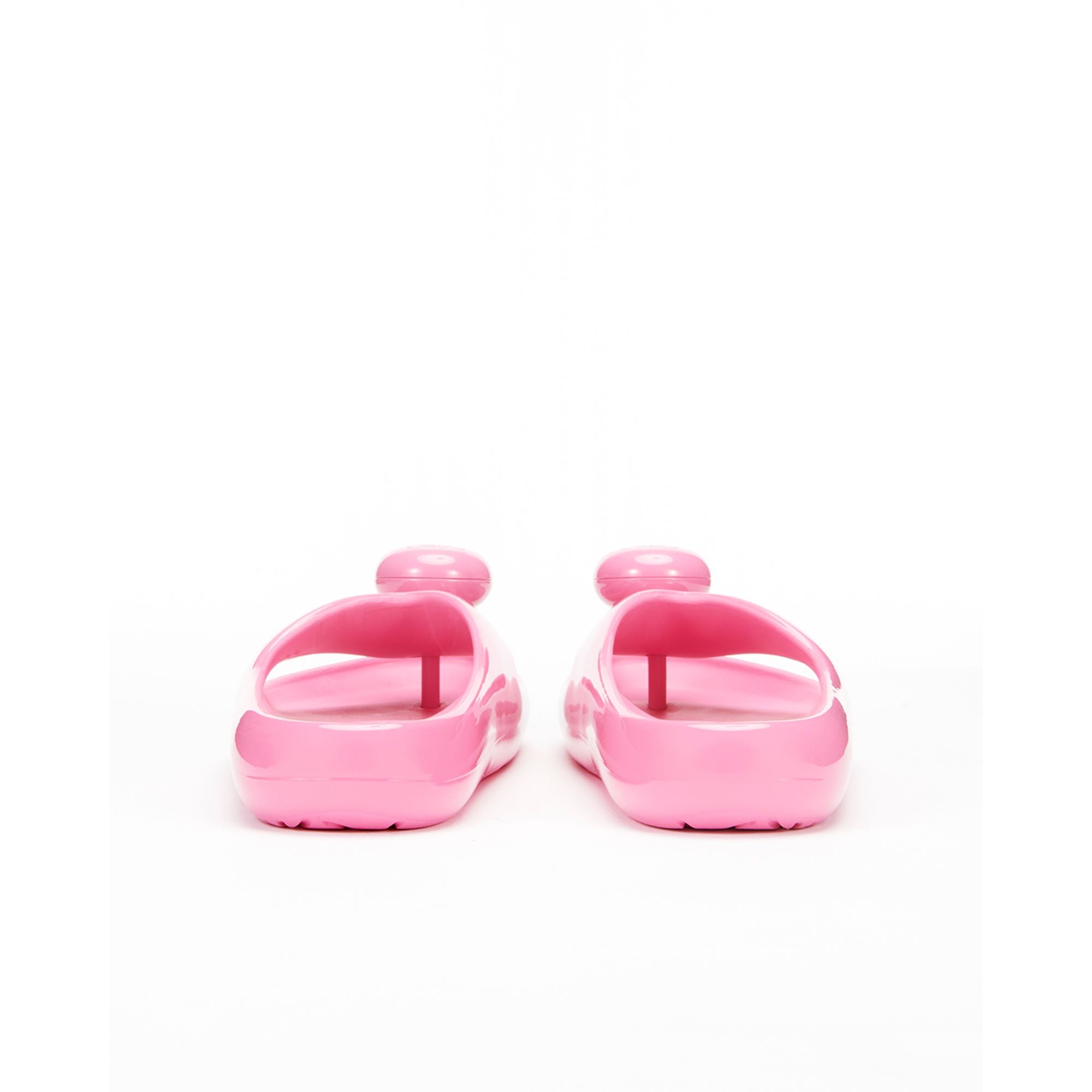 Women Foam Pebble Toe Post Glossy - Pink