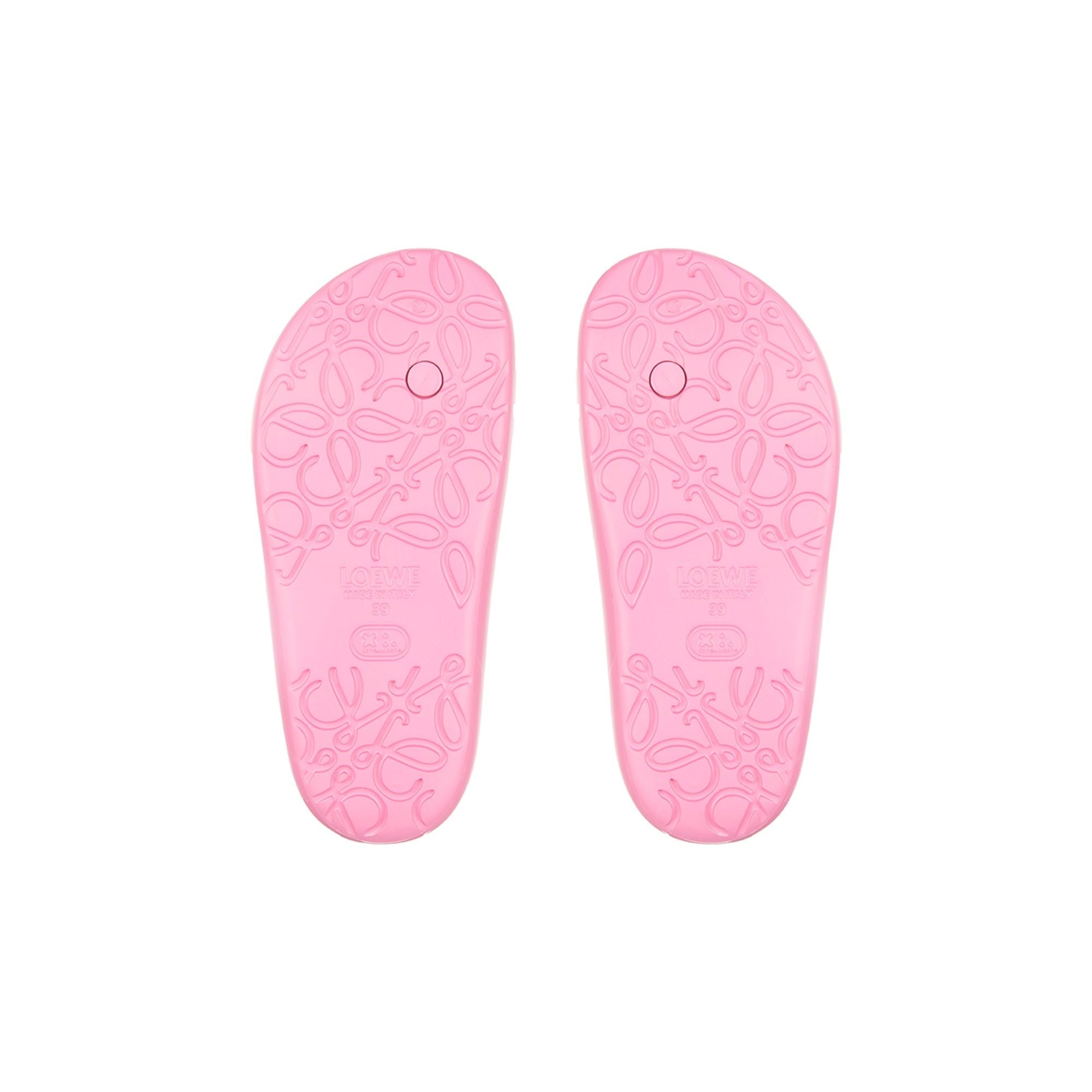 Women Foam Pebble Toe Post Glossy - Pink