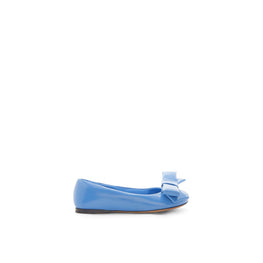 Women Puff Ballerina - Light Denim