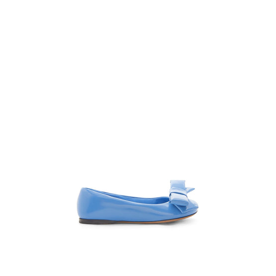 Women Puff Ballerina - Light Denim