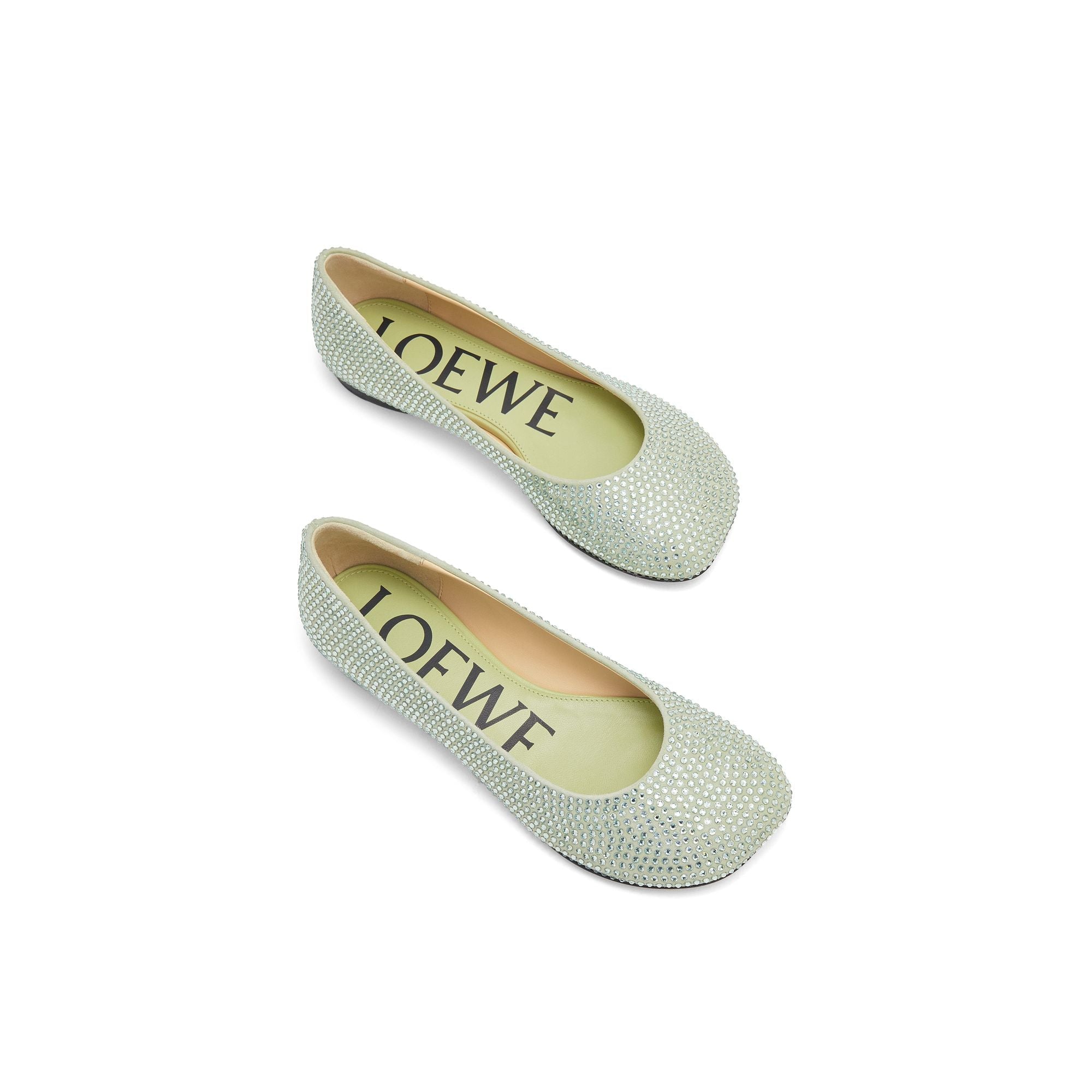 Women Toy Strass  Ballerina - Pistachio