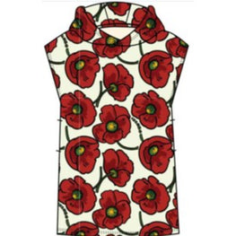 Kids Robe Sans Manche A Capuche - Cream