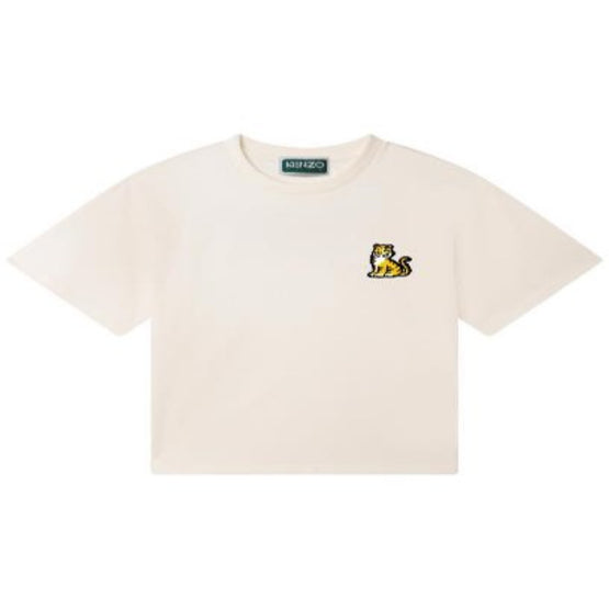 Kids Tee-Shirt Manches Courtes - Ecru