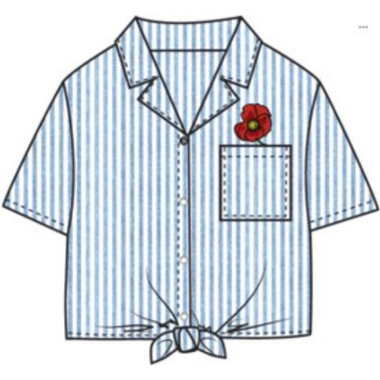 Kids Blouse - Glacier