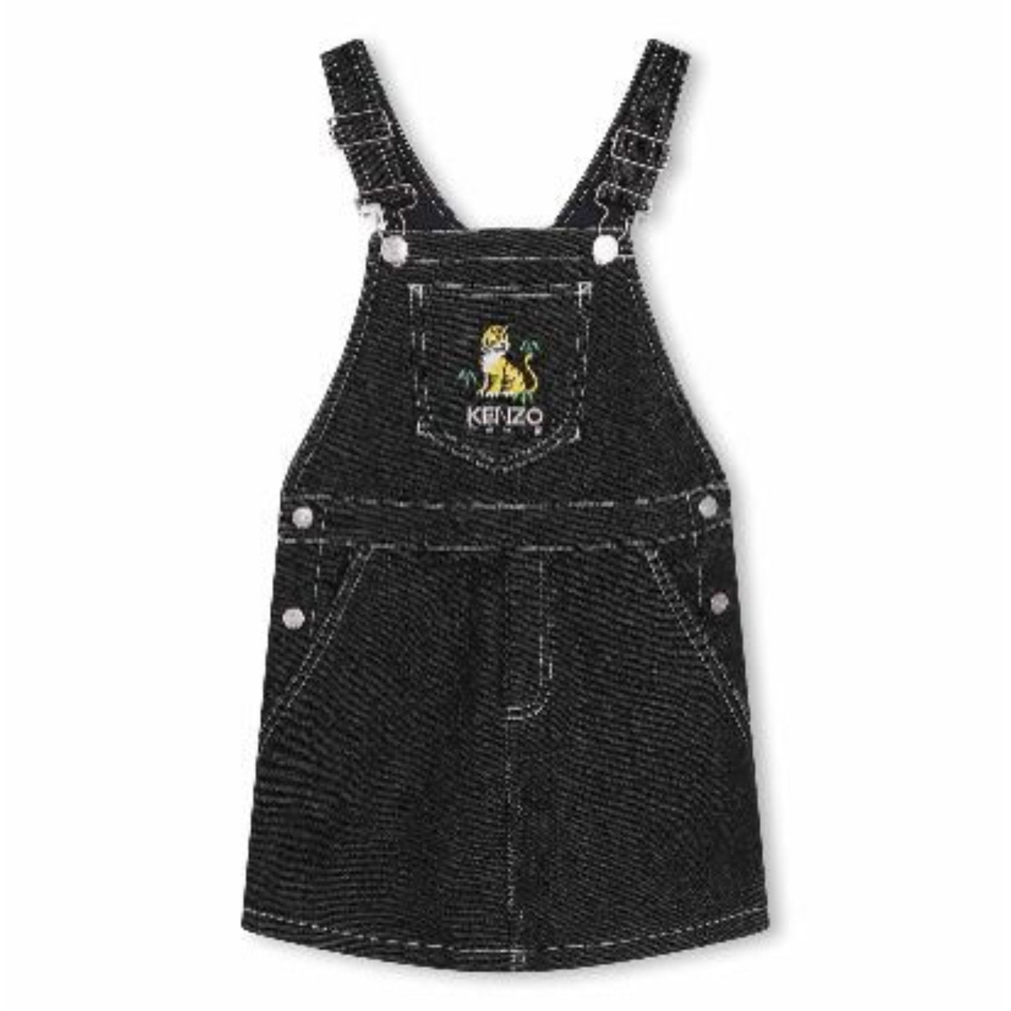 Kids Robe Denim - Blue Black