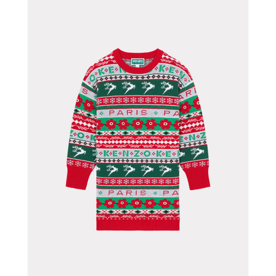 Kids Robe Tricot - Vermillion