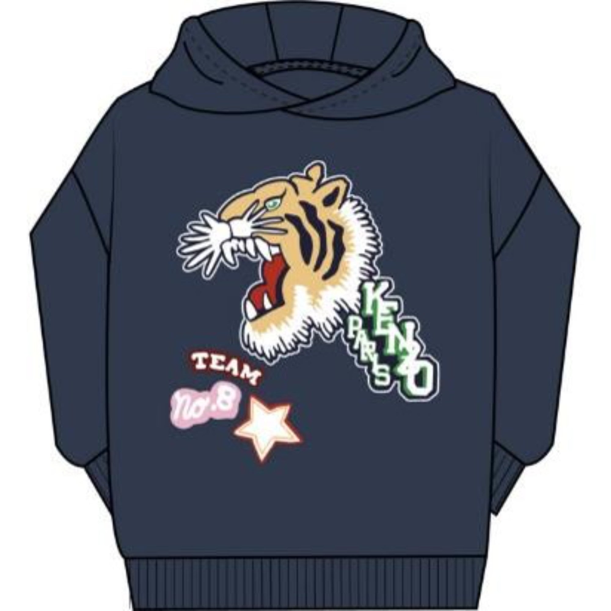 Kids Sweat A Capuche - Deep Sea Blue