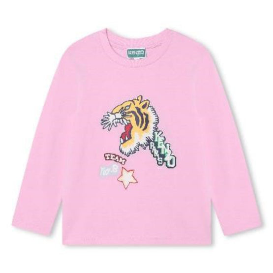 Kids Tee-Shirt Manches Longues - Flamingo Pink