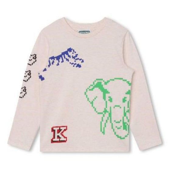 Kids Tee-Shirt Manches Longues - Cream