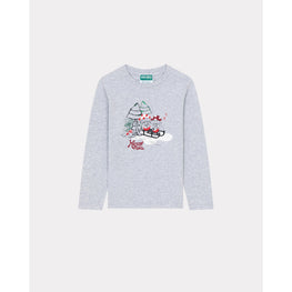Kids Tee-Shirt Manches Longues - Pearl Grey