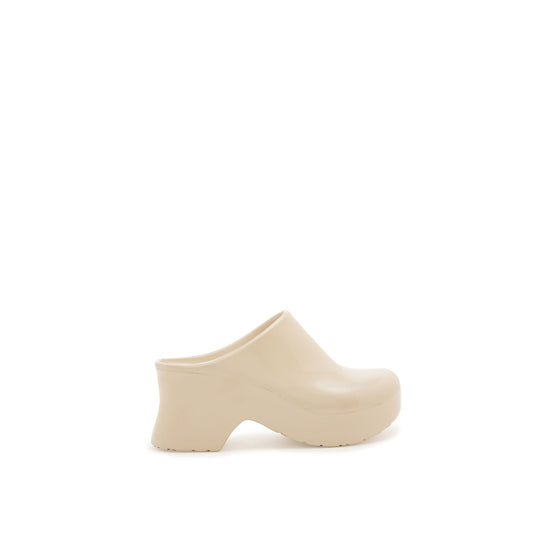 Women Foam Clog 90 Glossy - Light Powder