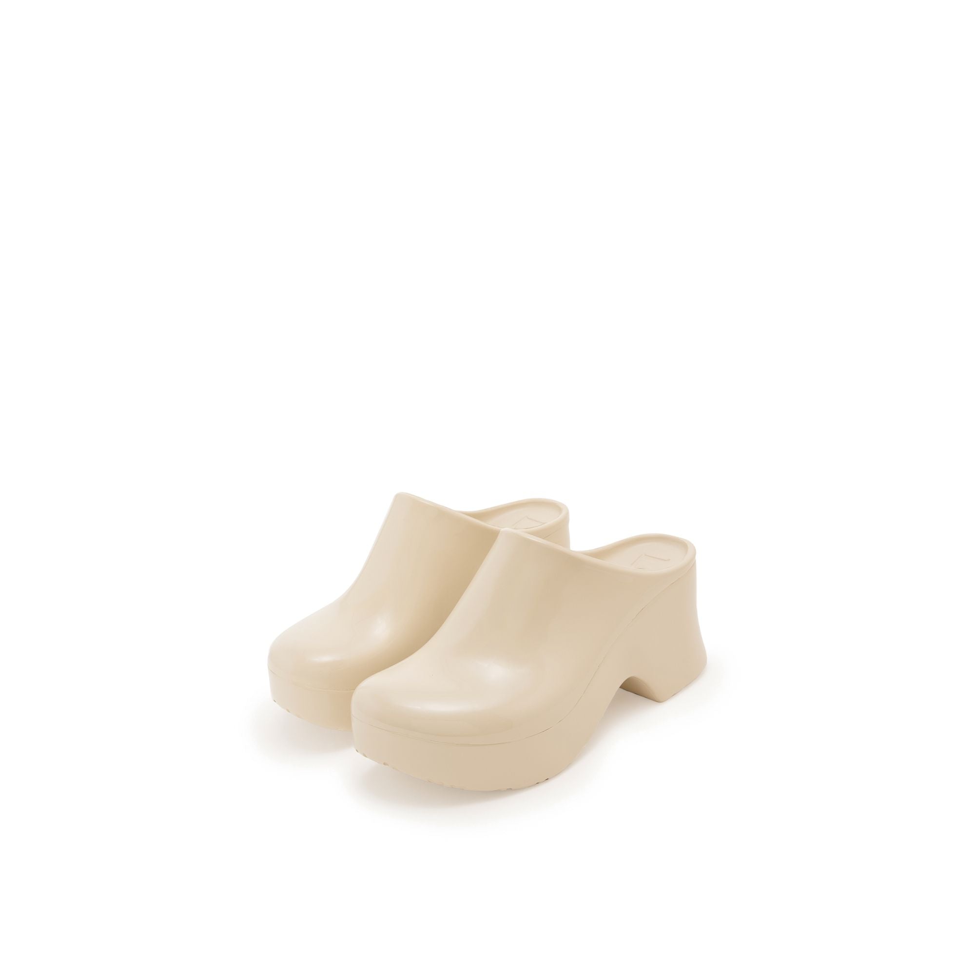 Women Foam Clog 90 Glossy - Light Powder