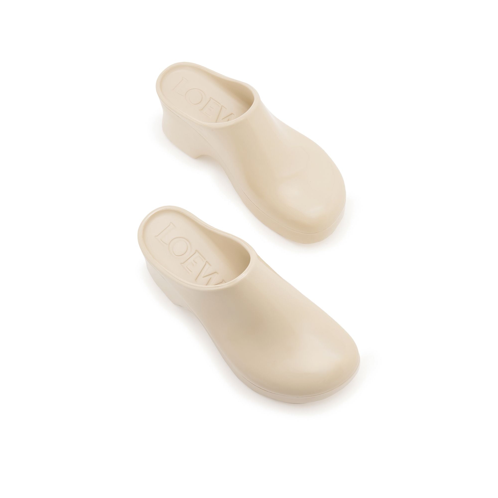 Women Foam Clog 90 Glossy - Light Powder
