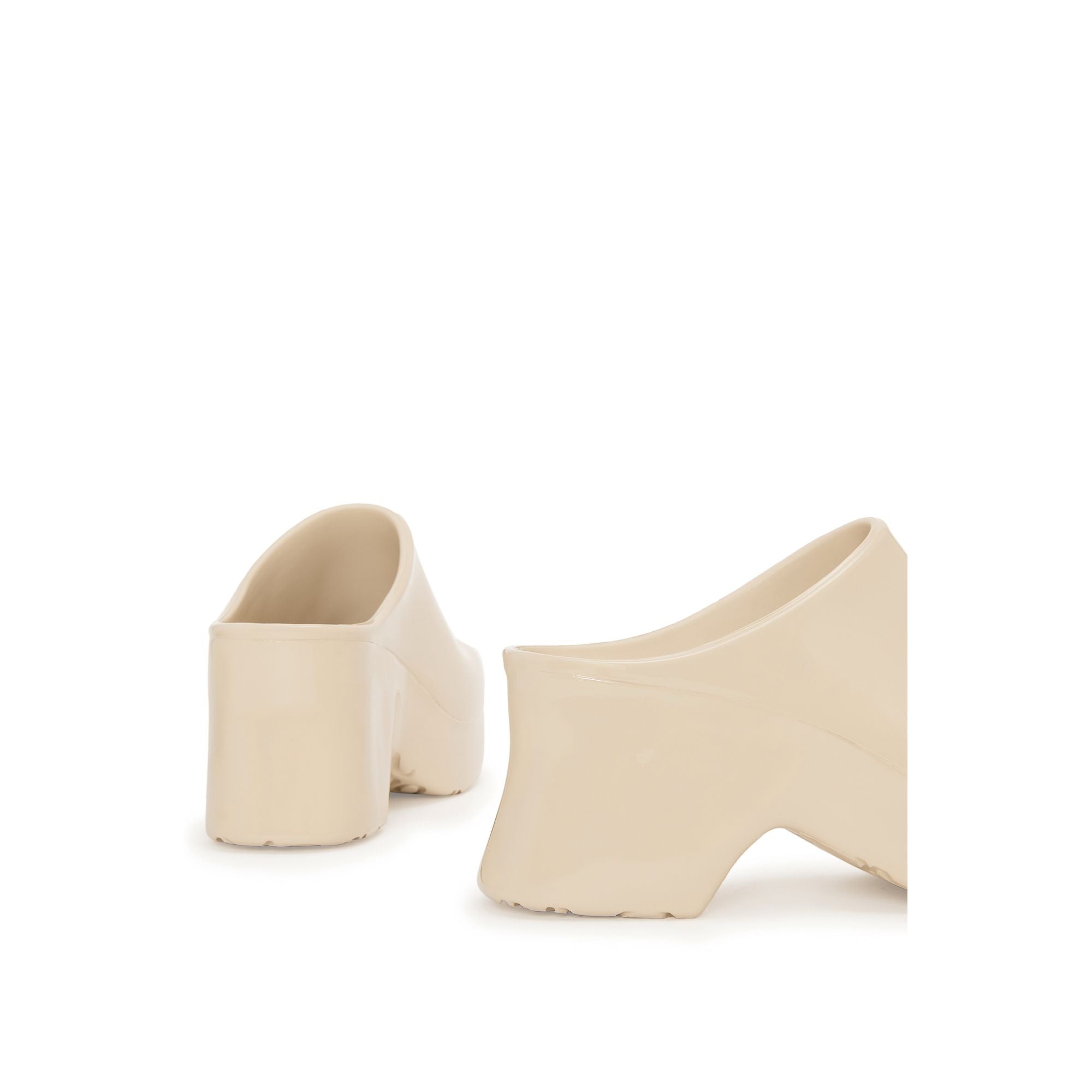 Women Foam Clog 90 Glossy - Light Powder