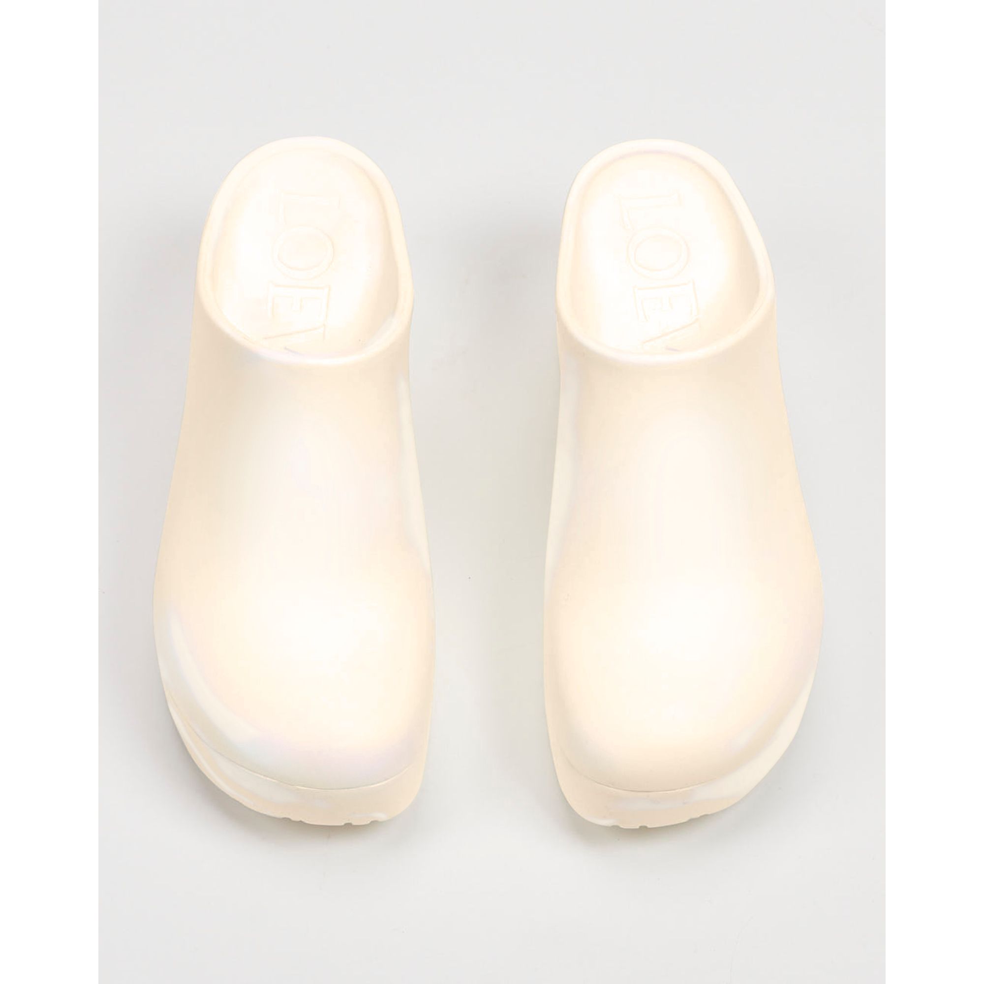 Women Foam Clog 90 Glossy - Light Powder