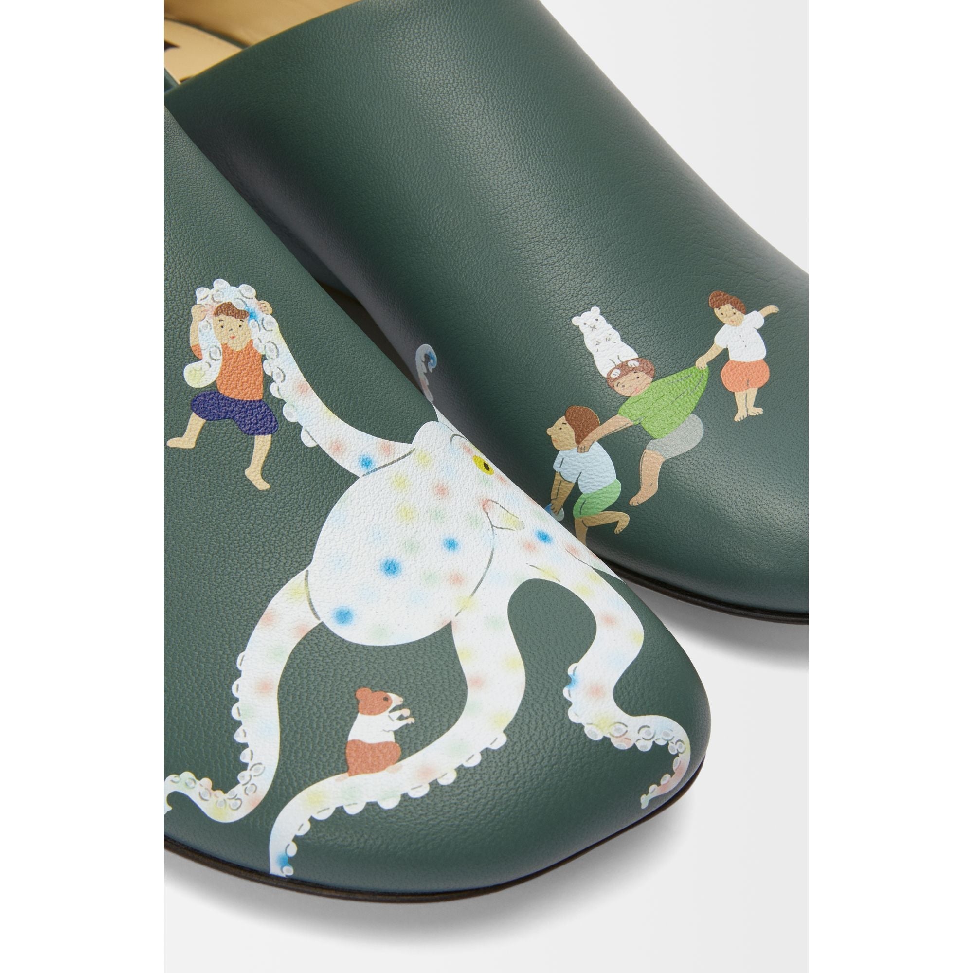 Women Toy Slipper Suna - Vetiver/Multicolor