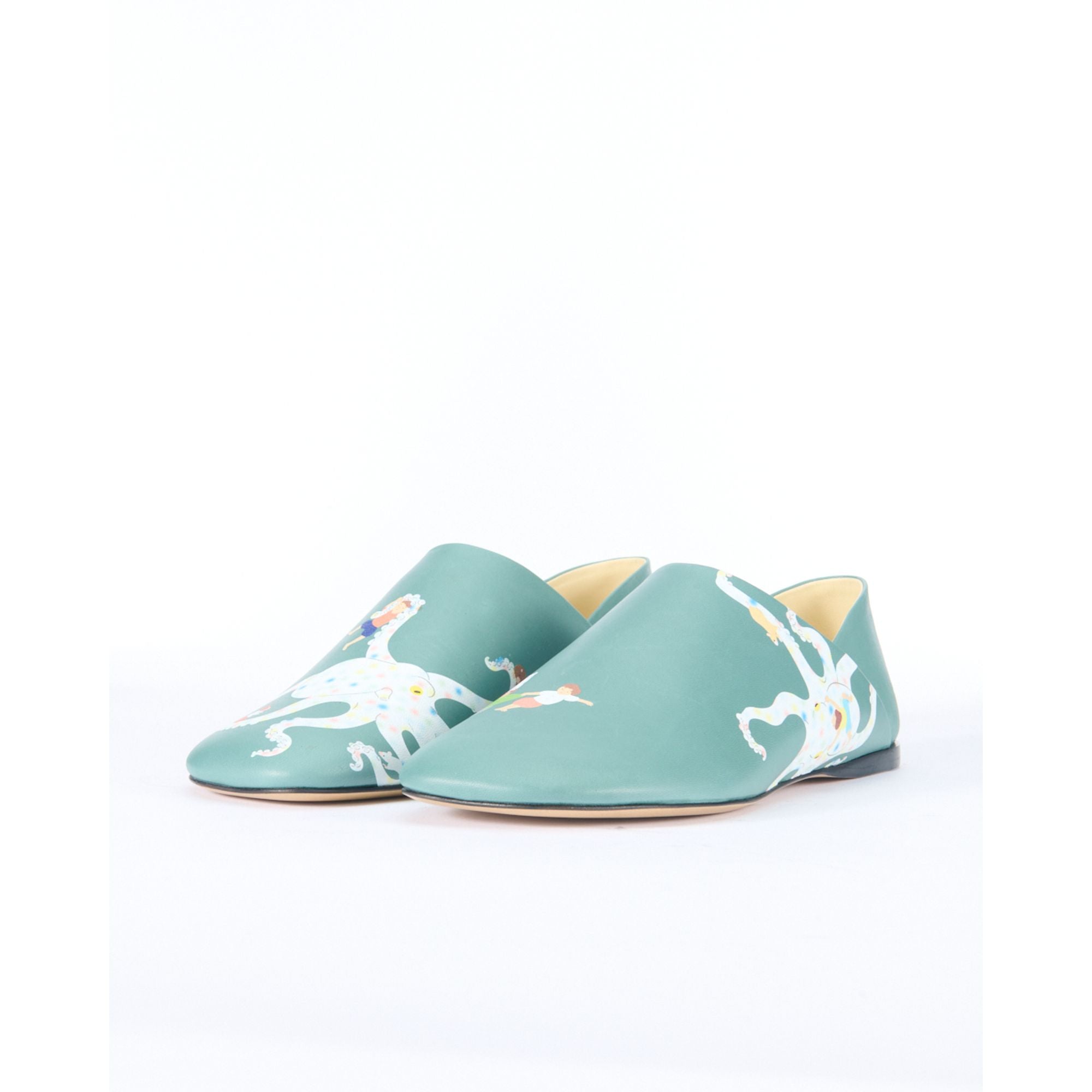 Women Toy Slipper Suna - Vetiver/Multicolor