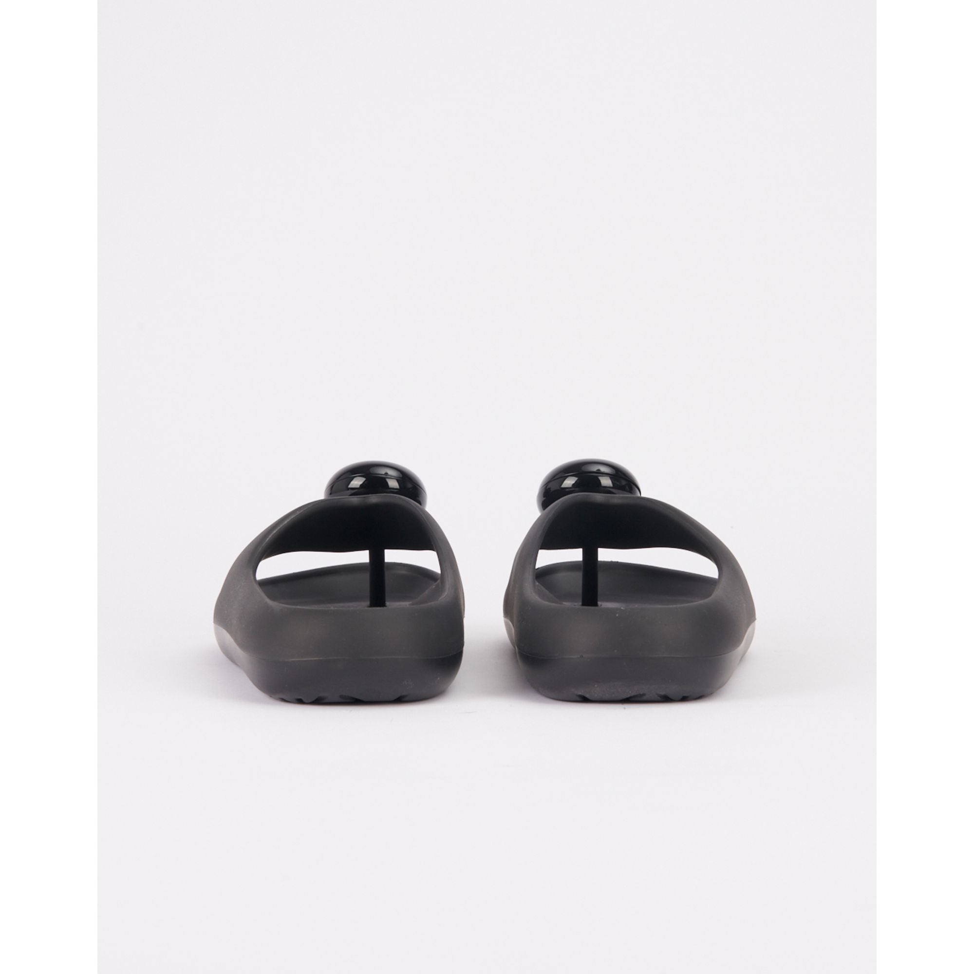Men Foam Thong Slide - Black