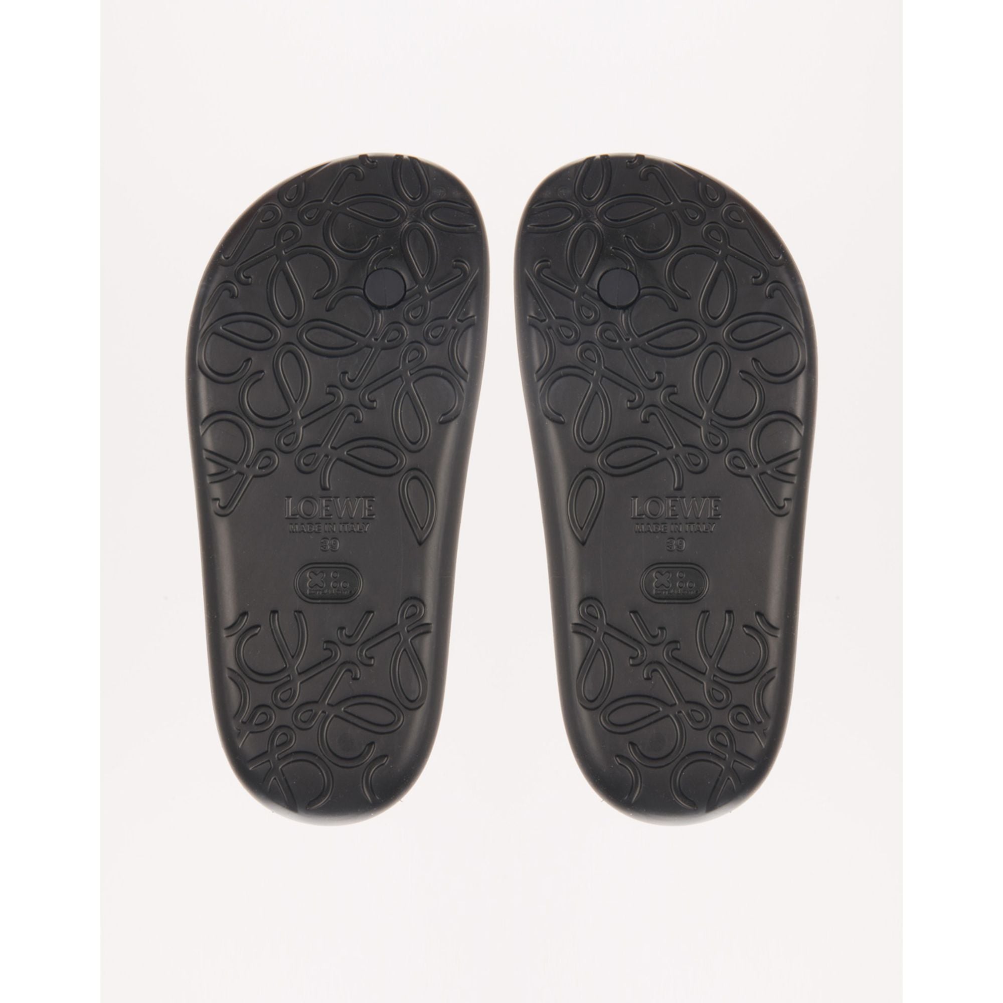 Men Foam Thong Slide - Black